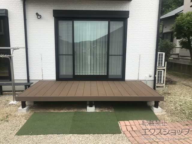 愛知県豊田市ののウッドデッキ マージウッドデッキ 施工例