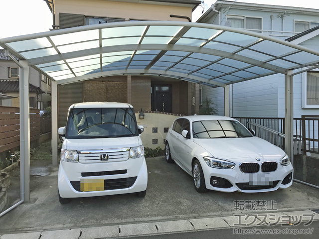 愛知県丹羽郡扶桑町ののカーポート レイナツインポートグラン　積雪〜20cm対応 施工例