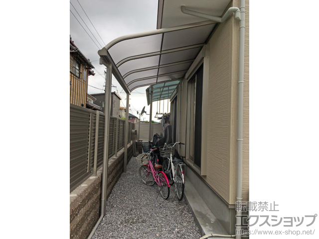 宮崎県宮崎市ののテラス屋根 ヴェクターテラス R型 テラスタイプ 単体 積雪〜20cm対応 施工例