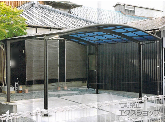 福岡県柳川市ののカーポート レイナツインポートグラン　積雪〜20cm対応 施工例