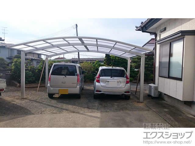宮城県石巻市ののカーポート レイナツインポートグラン　積雪〜20cm対応 施工例