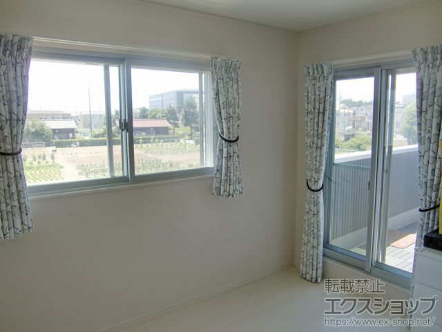 神奈川県藤沢市のの二重窓（内窓） インプラス ダストバリア仕様 引違い窓 2枚建 施工例