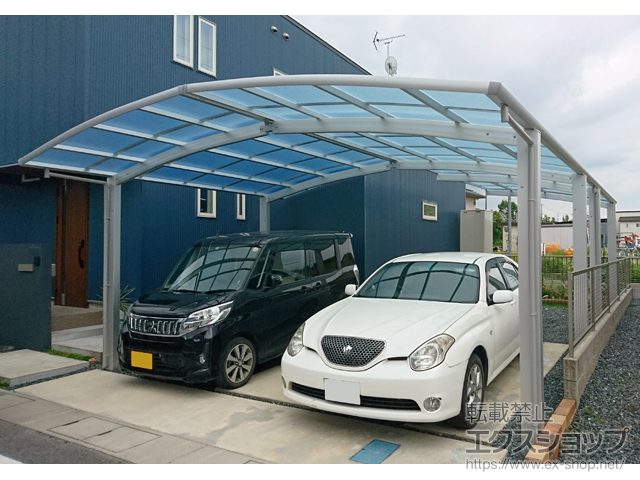 滋賀県草津市ののカーポート レイナポートグラン　積雪〜20cm対応 施工例