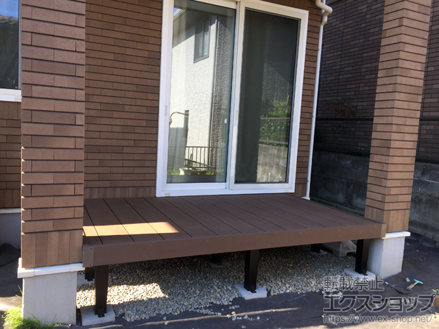 宮城県仙台市ののウッドデッキ マージウッドデッキ 施工例