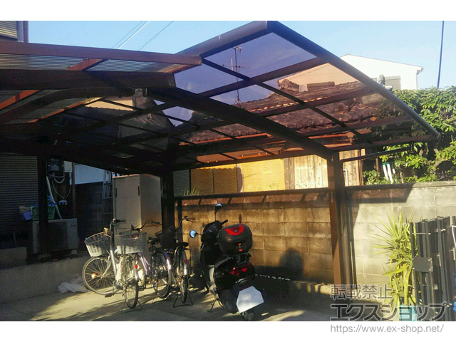 大阪府大東市ののカーポート レイナポートグラン　積雪〜20cm対応 施工例