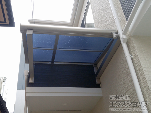 兵庫県宝塚市ののテラス屋根 ヴェクターテラス F型 ルーフタイプ 単体積雪〜20cm対応 施工例