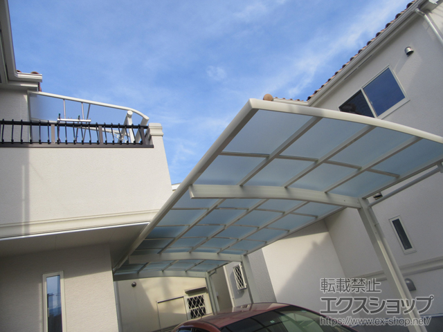 兵庫県宝塚市ののバルコニー・ベランダ屋根 ヴェクターテラス R型 屋根タイプ 単体 積雪〜20cm対応 施工例