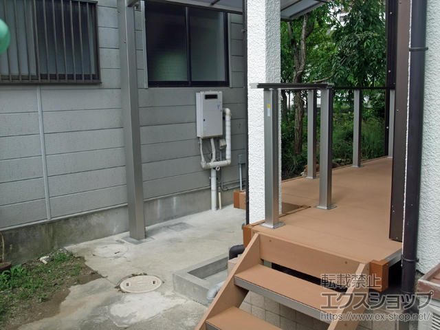 兵庫県相生市ののカーポート プレシオスポート 積雪〜20cm対応 施工例