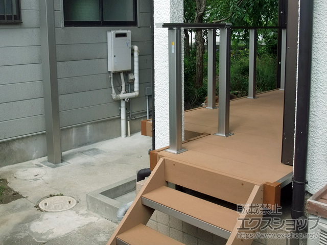 兵庫県相生市ののウッドデッキ リウッドデッキ 200 施工例