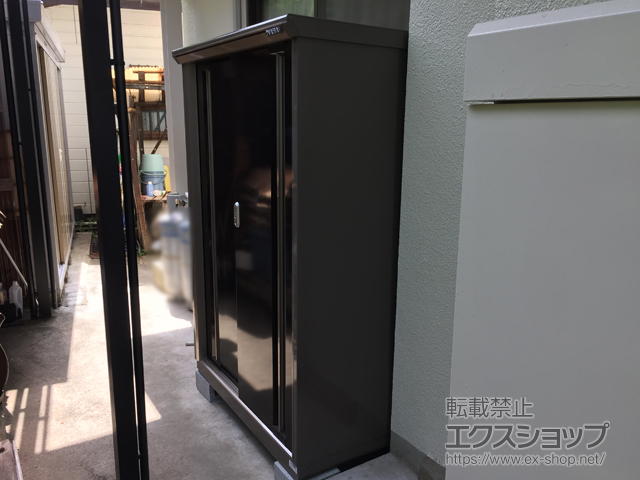 広島県安芸郡府中町のの物置・屋外倉庫 ナイソーシスター　1100×720×1603 KMW-117D 施工例