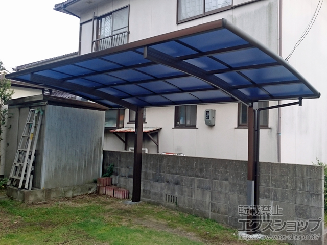 岡山県岡山市ののカーポート レイナポートグラン　積雪〜20cm対応 施工例