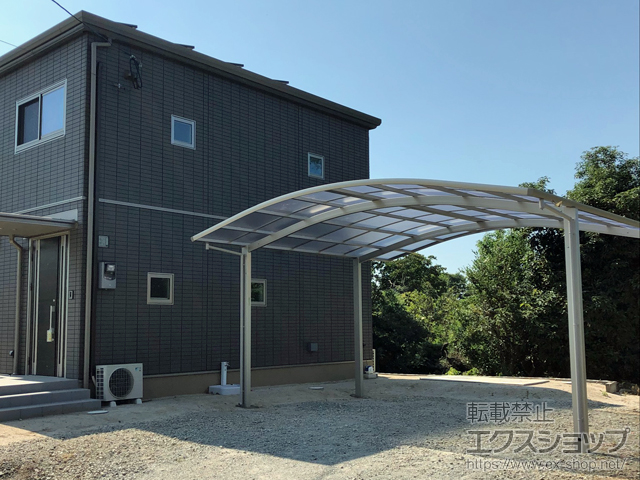 福岡県小郡市ののカーポート レイナツインポートグラン　積雪〜20cm対応 施工例