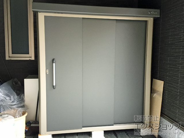 京都府京都市のの物置・屋外倉庫 エスケーエイト SK8-50 一般型 1800×800×1940 SK8-50-GK 施工例