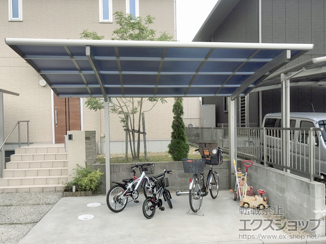 三重県伊賀市ののカーポート レイナポートグラン　積雪〜20cm対応 施工例