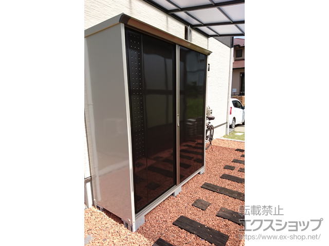 千葉県印西市のの物置・屋外倉庫 グランプレステージジャンプ 1879×750×2100 GP-197H-F-CK 施工例