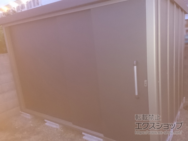 徳島県徳島市のの物置・屋外倉庫 エスケーエイト SK8-180 一般型 3000×2000×1940 SK8-180-GK 施工例