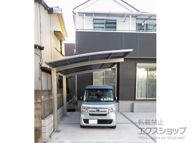 千葉県松戸市ののカーポート プレシオスポート 積雪〜20cm対応 施工例