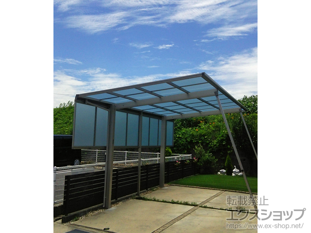 三重県四日市市ののカーポート エフルージュグラン　積雪〜20cm対応 施工例