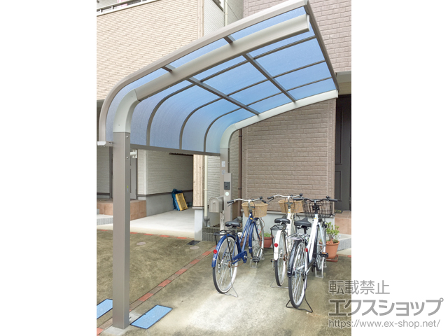 東京都足立区ののサイクルポート・駐輪場 エクオーレNex 積雪〜20cm対応 施工例