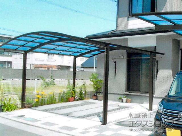 大阪府泉大津市ののカーポート レイナツインポートグラン　積雪〜20cm対応 施工例