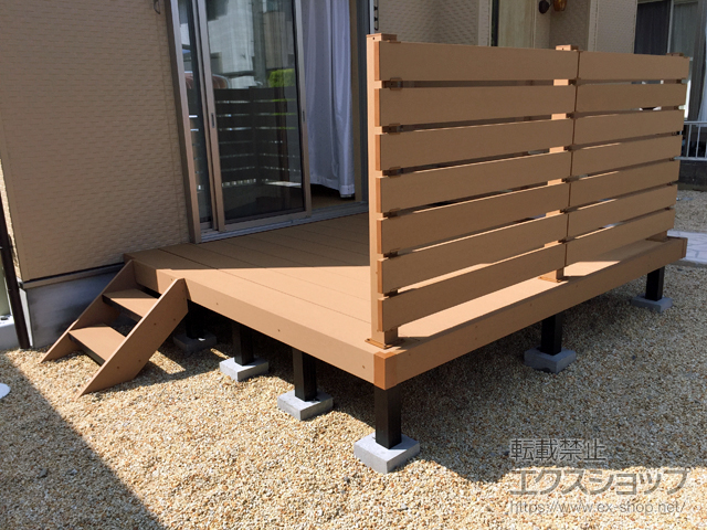 三重県名張市ののウッドデッキ リウッドデッキ 200 施工例