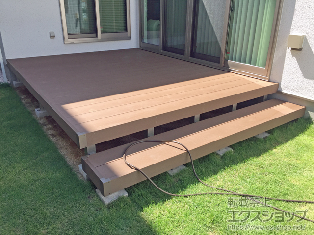 奈良県橿原市ののウッドデッキ リウッドデッキ 200 施工例