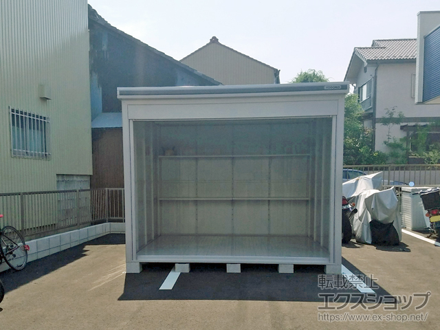 愛知県一宮市のの倉庫・ガレージ エルモシャッター  床タイプ 一般型（LOD-2929HF） LOD-2929HF-CB 施工例