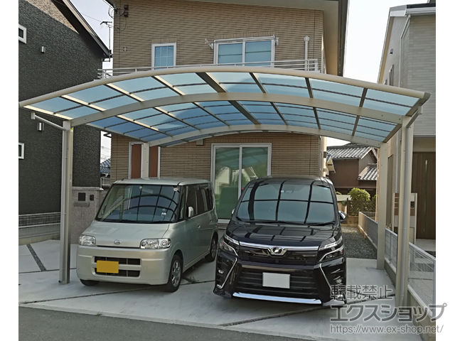 兵庫県加古川市ののカーポート レイナツインポートグラン　積雪〜20cm対応 施工例