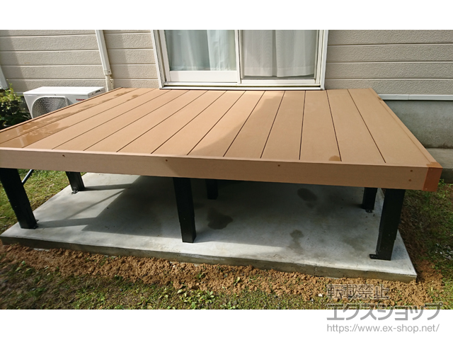 長崎県諫早市ののウッドデッキ リウッドデッキ 200 施工例