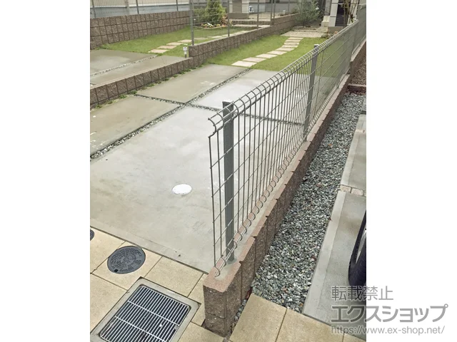 ���Ɍ��_�ˎs��LIXIL(���N�V��)�̃t�F���X�E��E�� �n�C�O���b�h�t�F���XUF8�^ �t���[�|�[���^�C�v �{�H��