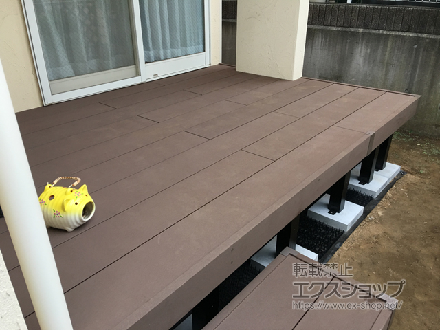 神奈川県横浜市ののウッドデッキ リウッドデッキ 200 施工例