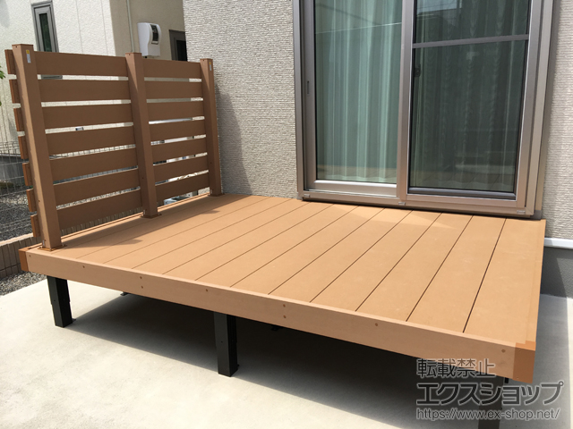 山形県東田川郡三川町ののウッドデッキ マージウッドデッキ 施工例