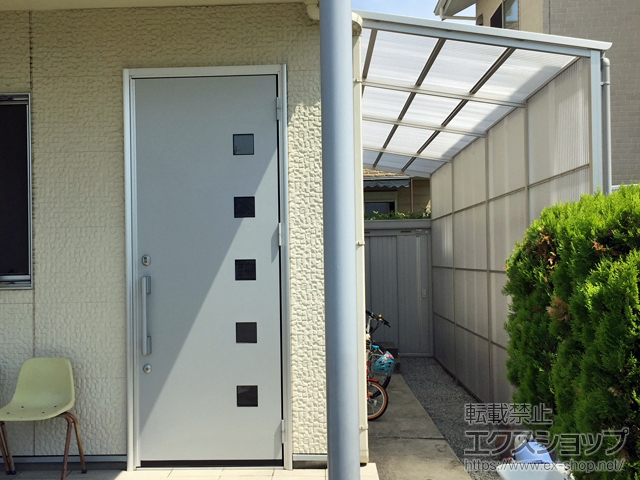 栃木県宇都宮市ののストックヤード ストックヤードII オープンタイプ 積雪〜20ｃｍ対応 施工例