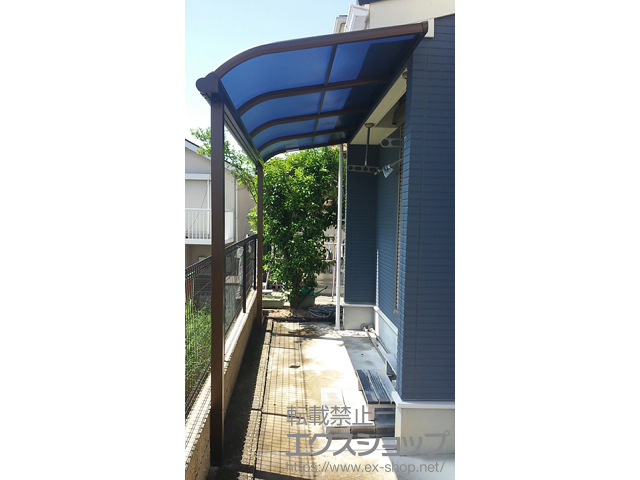 京都府八幡市ののテラス屋根 ヴェクターテラス R型 テラスタイプ 単体 積雪〜20cm対応 施工例