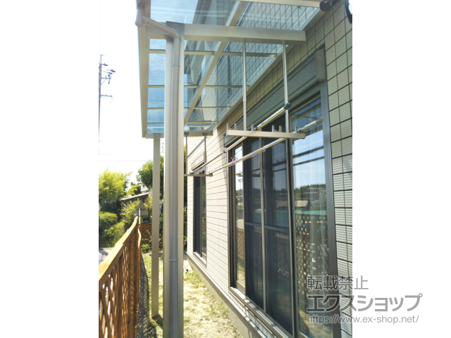 愛知県知多市ののテラス屋根 エフルージュグランZERO テラスタイプ 積雪〜20cm対応 施工例