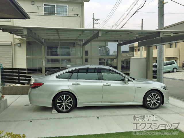神奈川県横浜市ののカーポート ニューマイリッシュ 逆勾配 前下がり 積雪〜20cm対応 施工例