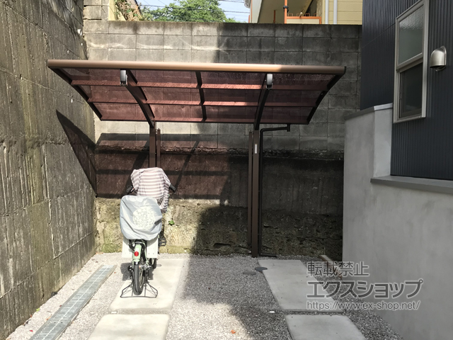 神奈川県川崎市ののサイクルポート・駐輪場 レイナポートグランミニ 積雪〜20cm対応 施工例