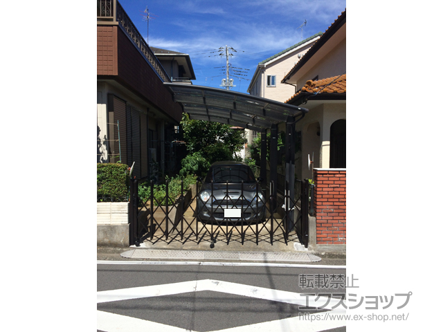 神奈川県横浜市ののカーゲート トリップゲート RB型 ノンレール 片開き 32Ｓ 施工例