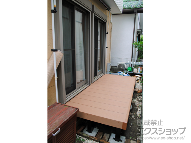 神奈川県鎌倉市ののウッドデッキ マージウッドデッキ 施工例