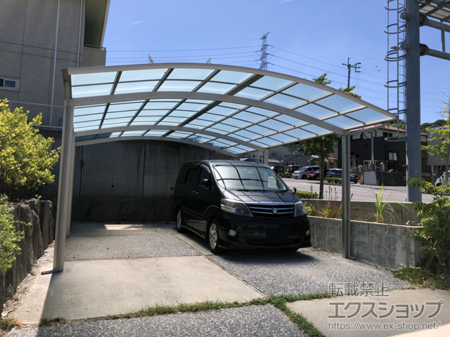 福岡県北九州市ののカーポート レイナツインポートグラン 延長　積雪〜20cm対応 施工例