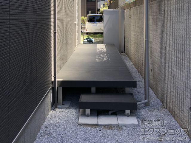 福岡県北九州市ののウッドデッキ リウッドデッキ 200 施工例