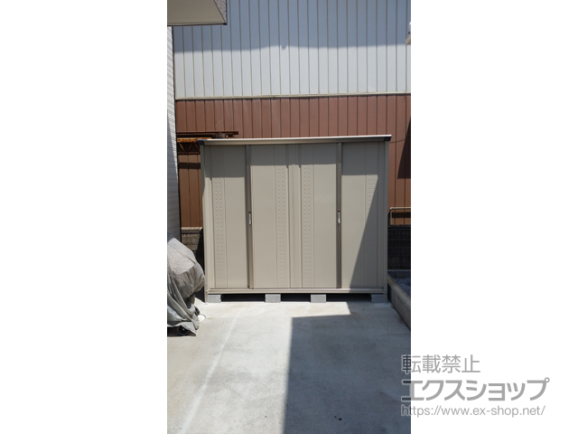 埼玉県飯能市のの物置・屋外倉庫 グランプレステージジャンプ 2247×750×1900 GP-227A-F-MW 施工例