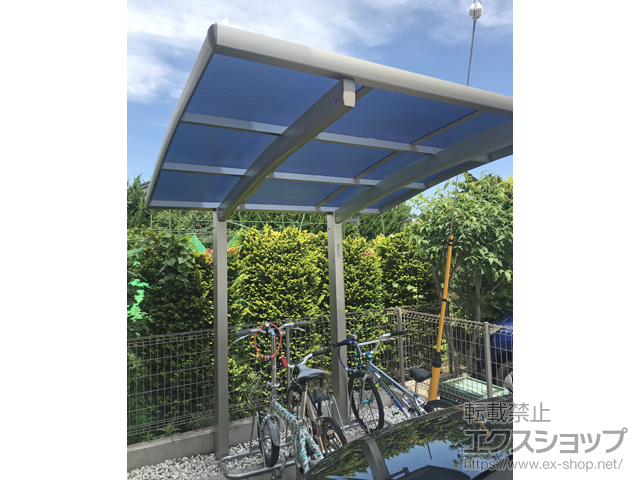 東京都練馬区ののサイクルポート・駐輪場 プレシオスポート ミニ 積雪〜20cm対応 施工例