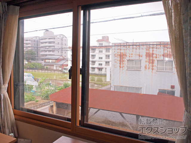 岐阜県大垣市のの二重窓（内窓） インプラス ダストバリア仕様 引違い窓 2枚建 施工例