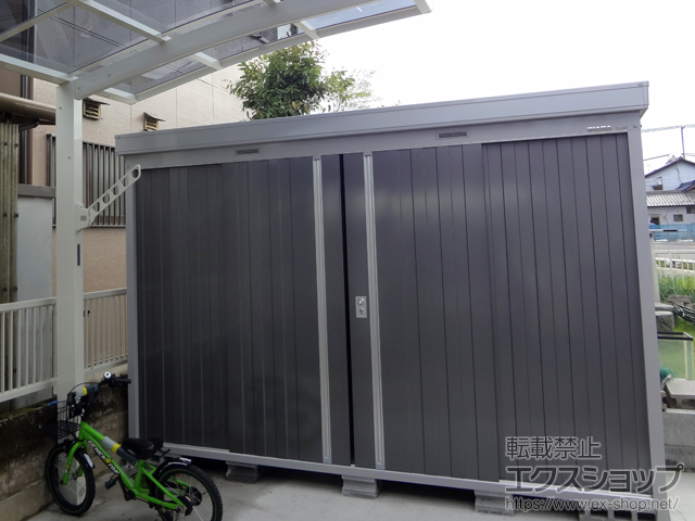 岐阜県羽島郡笠松町のイナバ物置・屋外倉庫施工例(ネクスタ 一般型