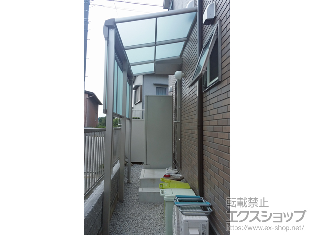 香川県高松市ののカーポート ヴェクターテラス F型 テラスタイプ 単体 積雪〜20cm対応 施工例