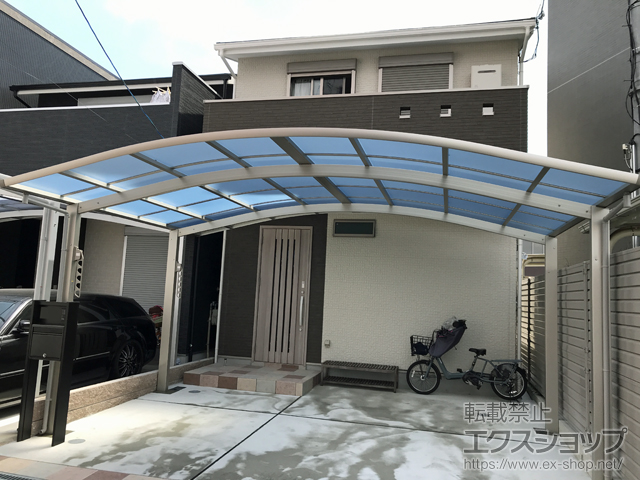 大阪府大阪市ののカーポート レイナツインポートグラン　積雪〜20cm対応 施工例
