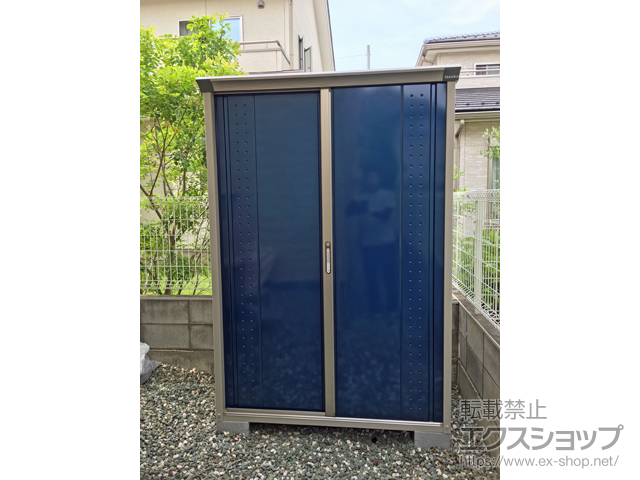 群馬県前橋市のの物置・屋外倉庫 グランプレステージジャンプ 1304×750×1900 GP-137A-Ｆ-DB 施工例