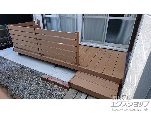 愛知県刈谷市ののウッドデッキ リウッドデッキ 200 施工例