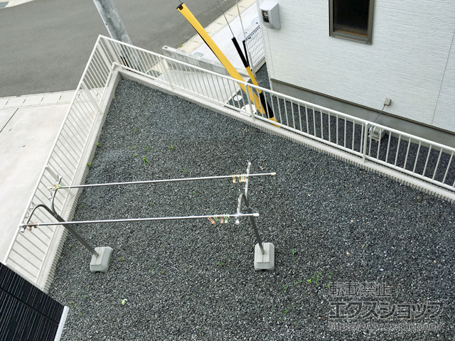 三重県志摩市ののフェンス・柵 ミエッタフェンス 防犯たて格子タイプ 自由柱施工 施工例